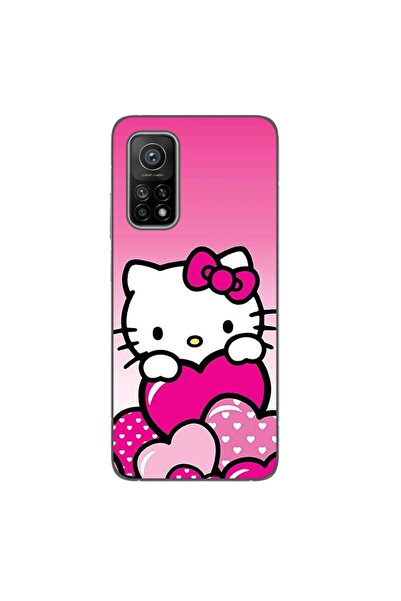 OEM Husa compatibila cu Xiaomi Mi 10T Pro 5G Silicon Gel Tpu Model Hello Kitt...