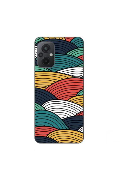 OEM Case compatible with Xiaomi Poco M5 Silicon Gel Tpu Pattern Abstract Stri...