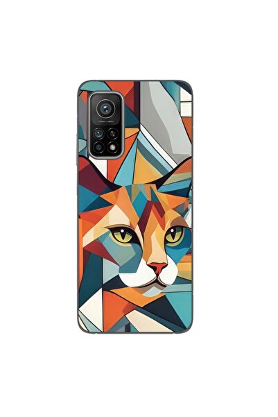 OEM Case compatible with Xiaomi Mi 10T Pro 5G Silicone Gel Tpu Pattern Cubic ...