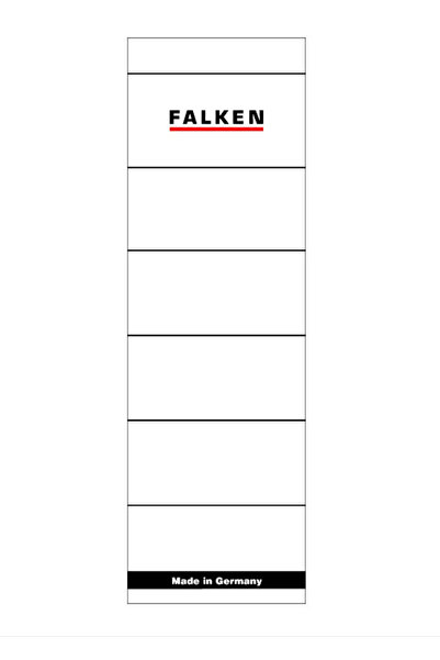 OCEANBROAD Biblioraft Labels 60*190mm Adhesive 10/Set FALKEN