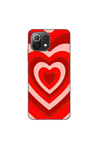 OEM Case compatible with Xiaomi Mi 11 Lite, Mi 11 Lite 5G Silicone Pattern Po...