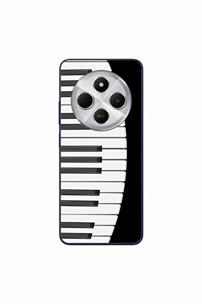 OEM Case compatible with Xiaomi Redmi 14C Silicone Gel Tpu Piano Keys Pattern