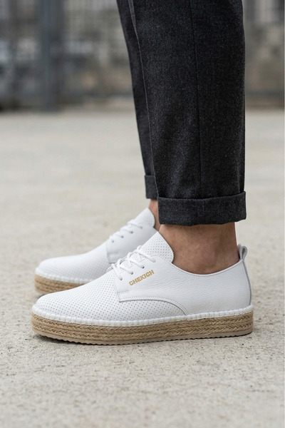 Zerenyus Zrc117 High Quality Daily Casual Men's Classic Shoes White