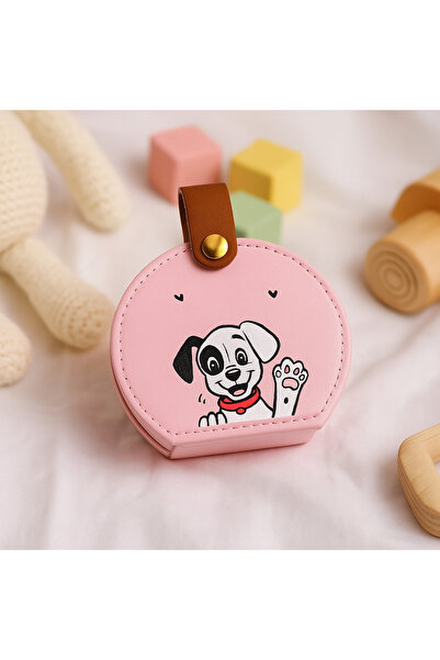 X Design Hand-Painted Jewelry Pouch – Puppy Design