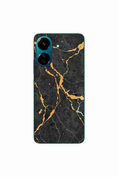 OEM Case compatible with Xiaomi Redmi 13C 4G Silicon Gel Tpu Model Noir Gold ...