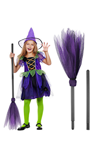 Korbi Baston de Halloween, Korbi, 90x25 cm, violet/multicolor, pentru femei