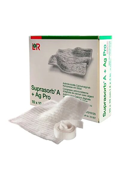 Lohmann & Rauscher 33927 Suprasorb A + Ag Pro Gümüş Aljinat Yara Örtüsü 10cmx...