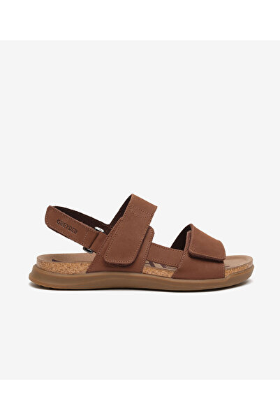 Greyder Erkek Vizon Nubuk Sandalet 6Y1CS64763