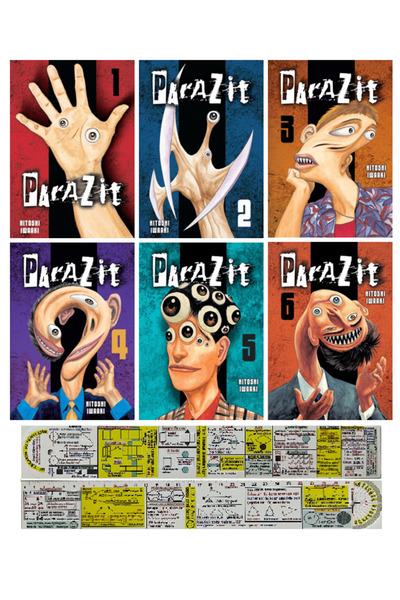 Kayıp Kıta Yayınları Parazit 1-2-3-4-5-6. Ciltler Manga Seti (Manga Ayracı ve...