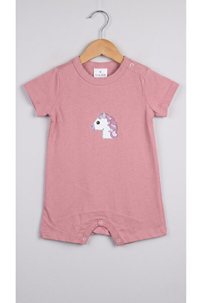 Fuar Baby Miniklere Özel Kız & Erkek Bebek Pamuklu Kısa Paça Tulum
