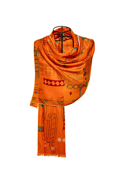 CASHMERE AND SİLK MAWLANA Modal Cashmere Rectangular Shawl