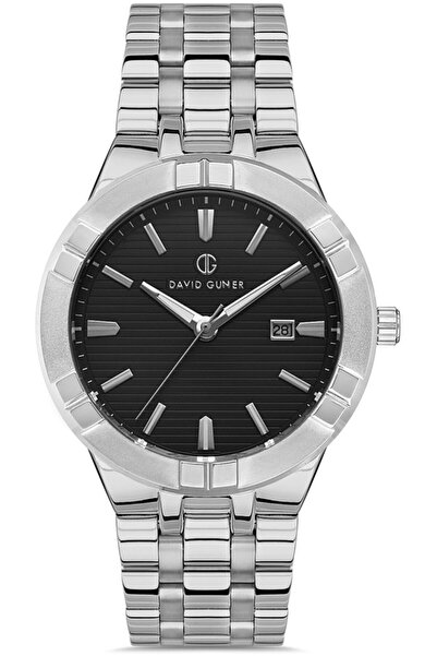 DAVID GUNER Dg-8388Ga-A2 Calendar 3 Atm Water Resistant Metallic Color Men's ...
