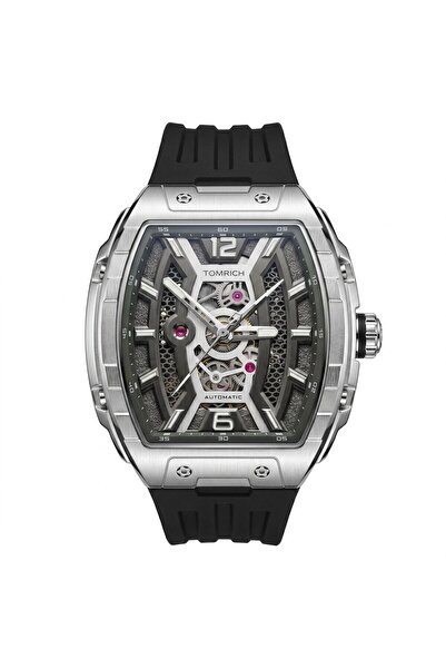 TOMRICH Apex X TR6603 Automatic Skeleton Watch for Men, 44mm Tonneau Stainles...