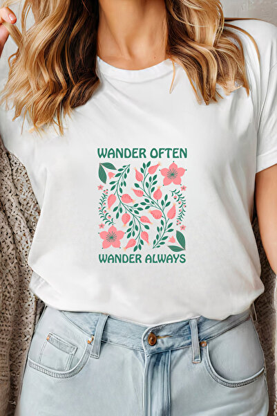 Sarah's Boutique Women's T-shirt – 100% cotton – Wander Always