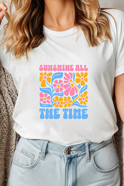 Sarah's Boutique Women's T-shirt – 100% cotton – Sunshine Time