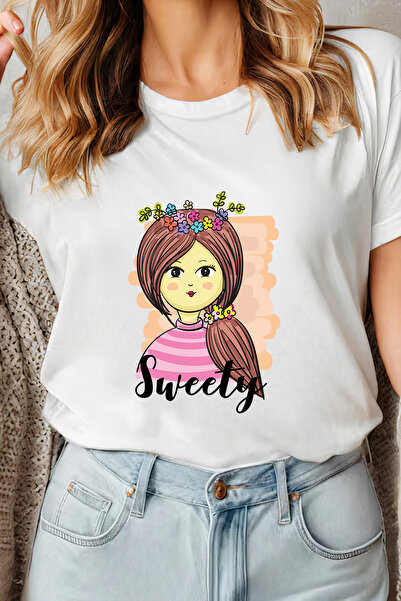 Sarah's Boutique Women's T-shirt – 100% cotton – Sweety Girl