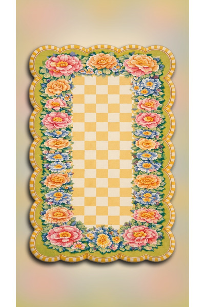 Rugs Modern Halı SDT Geleneksel Çiçek Desenli Modern Dokuma Taban Dekoratif H...