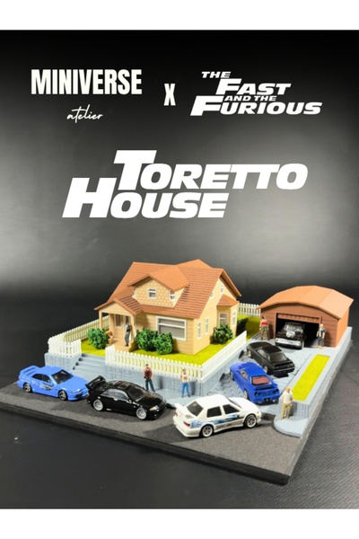 Miniverse Atelier 1/64 Hızlı ve Öfkeli Toretto House Diorama