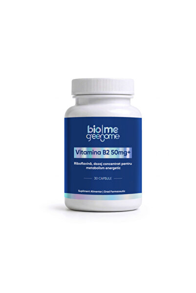 Biome Vitamina B2 (riboflavină) 50mg+, 30 capsule