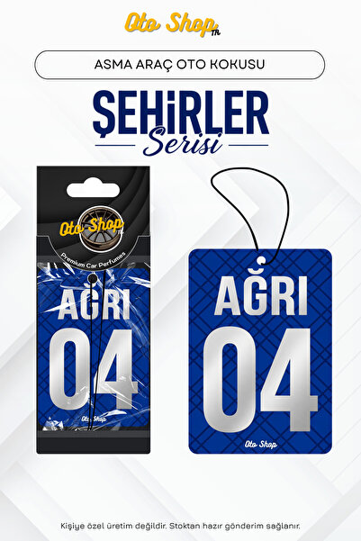 OTOSHOPTR AĞRI 04 Şehir Kokuları Serisi Oto Araç Kokusu