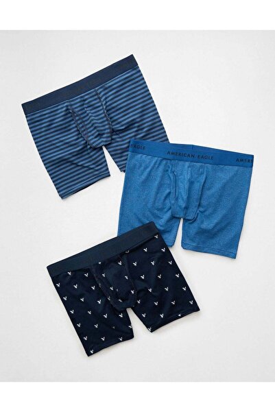 AMERICAN EAGLE AEO Men's 6" Classic Boxer Brief 3-Pack
