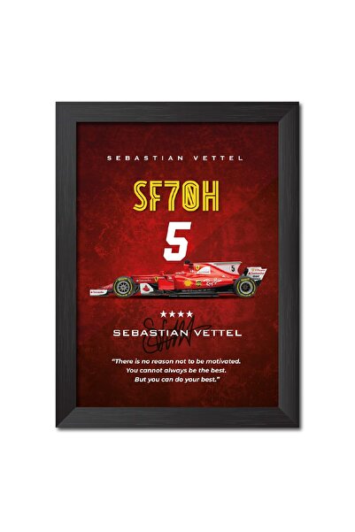 Signtouch Advertising إطار صورة أليرا سيباستيان فيتيل لسيارة سباق الفورمولا 1...