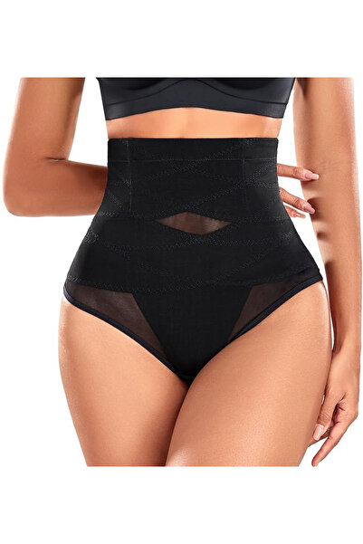 OEM Chilot tanga modelator Yuson Girl talie înaltă, Negru, Control abdomen și...
