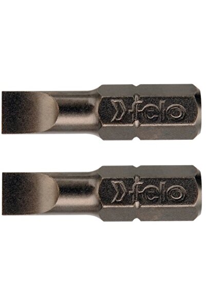 FELO Set 2 biti pentru insurubare, profil drept, 8.0x1.2mm, 25mm