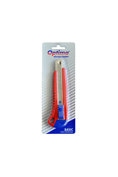 Optima Cutter mare cu sina metalica, lama 18mm, ABS, 0843