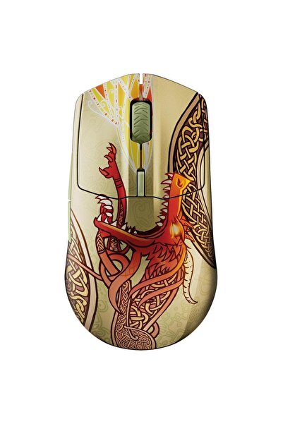 SteelSeries Mouse Gaming Wireless CS2 Dragon Lore, Bluetooth + USB Type-A, 18...