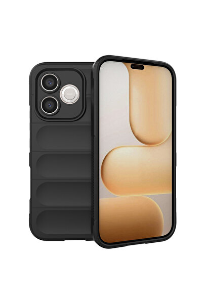 Techsuit Калъф за Honor 600 Lite, Магически щит, удароустойчив, черен