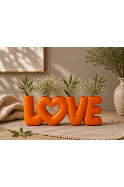 farist Decorative Love Design Vase – 3D Printing Production – 20X8X3 cm