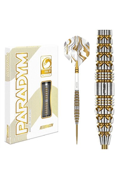 Red Dragon Paradym Gold - Silver Torpedo % 90 Tungsten Çelik Uçlu Dart Oku
