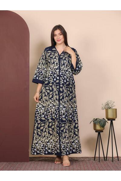 AFandina A Jalabiya with a Sophisticated Design That Combines Elegance and Co...