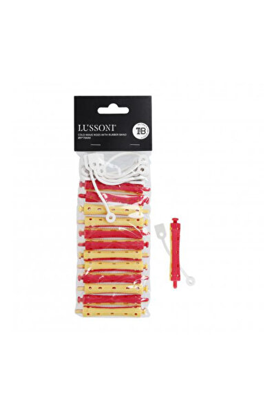 Lussoni Bigudiuri pentru permanent la rece cu elastic D9x70mm, 12 buc.