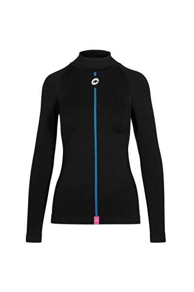 Assos Дамска зимна колоездачна фланелка с термослой - Черна - L/XL