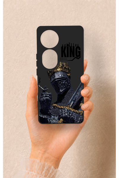 Vip Case Vivo V40 Compatible King Patterned Silicone Case