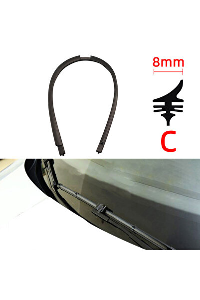 Choice7 24 inch Style C Auto Car All seasons Windshield Wiper Blades Refills ...