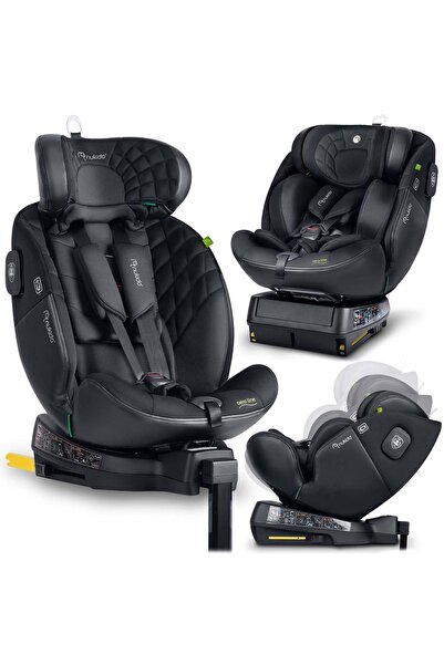 NUKIDO Scaun auto Aero Line Negru 0-36 kg ISOFIX