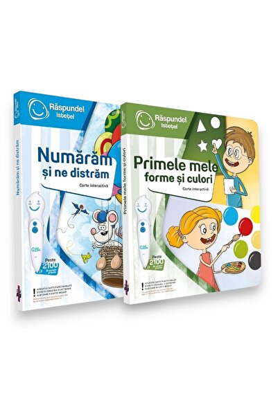 Raspundel Istetel 2 PRODUSE: Set 2 carti interactive Raspundel Istetel, Prime...