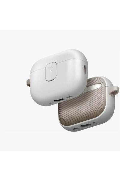 uniq Husă Clyde pentru AirPods Pro generația a 3-a - gri-bej