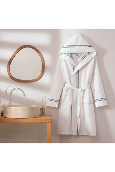 Linens Davina L/XL Pamuk Bornoz Beyaz