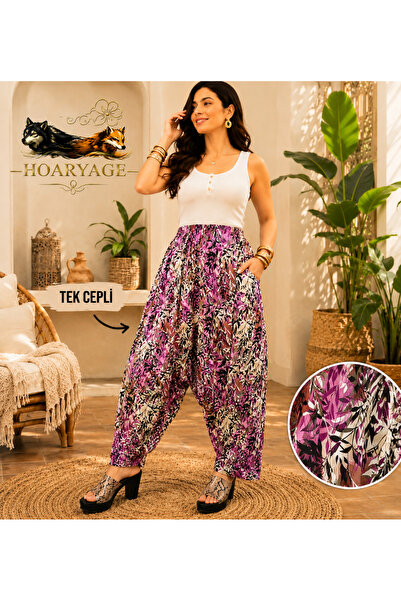 hoaryage Authentic Village Salwar 100% Cotton Viscose Floral Patterned Comfor...