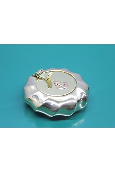 Mestore Brass Anchor Lid Ashtray 4157/3