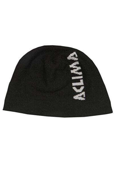 Aclima Căciulă WarmWool Jib din lână merino - Negru - S