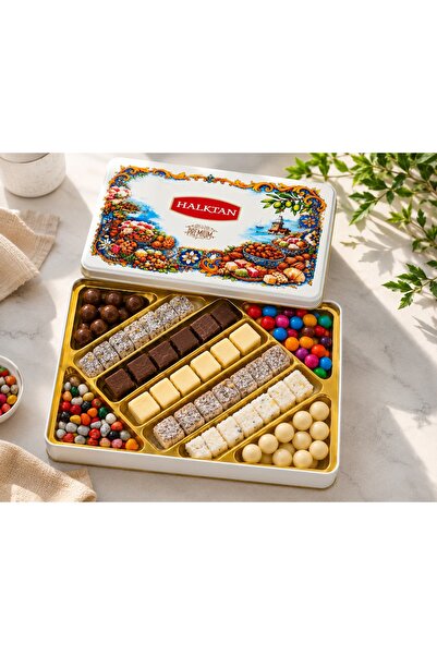 Halktan Premium Karışık Lokum & Draje (Özel Seri) 500 Gr.
