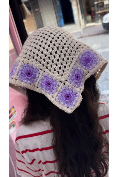 iky aksesuar Bohemian Floral Bandana