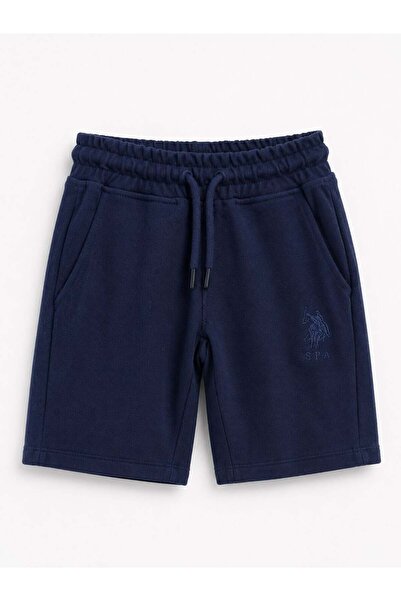 U.S. Polo Assn. U.s Polo Assn Erkek Çocuk Örme Şort 4-14 Yaş LACİVERT