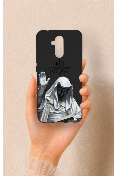 Vip Case Huawei Mate 20 Lite Uyumlu Not Today Desenli Silikon Kılıf