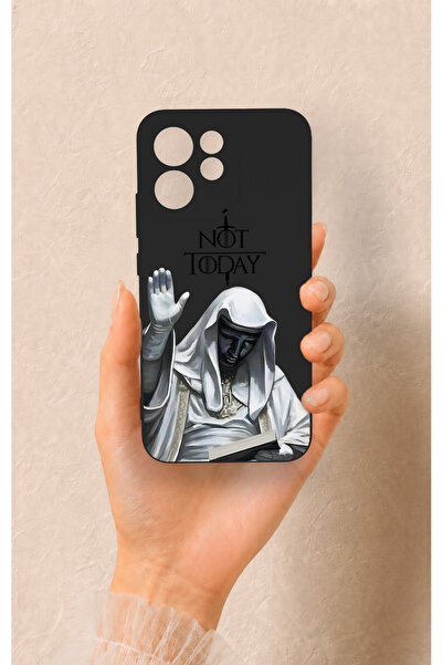 Vip Case Oppo Reno 15F Uyumlu Not Today Desenli Silikon Kılıf